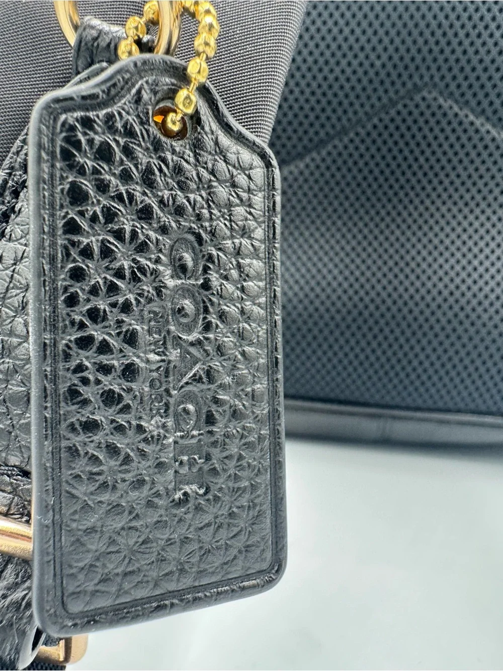 COACH Court Signature Canvas Backpack with Bee Print 🐝
